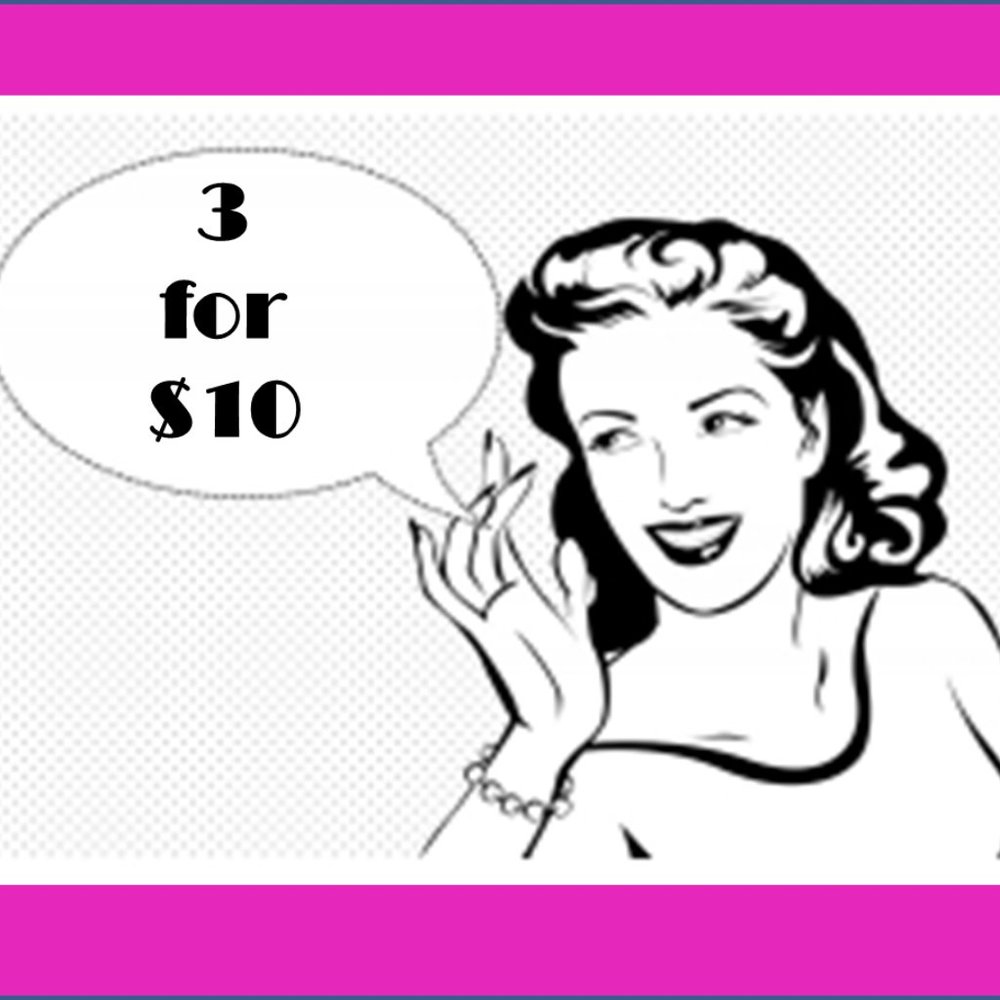 3 for $10 Items